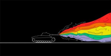 Arte digitale intitolato "Pop tank" da Billie Jean, Opera d'arte originale