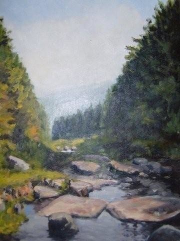 Painting titled "Wicklow" by Bill O'Brien, Original Artwork, Oil