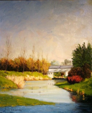 Painting titled "River Brosna Kilbeg…" by Bill O'Brien, Original Artwork