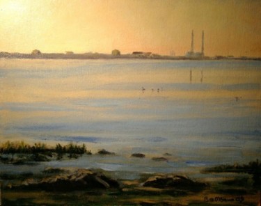Картина под названием "Bull Island V" - Bill O'Brien, Подлинное произведение искусства