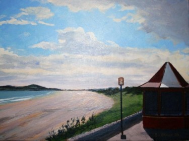 Schilderij getiteld "Portmarnock Beach n…" door Bill O'Brien, Origineel Kunstwerk