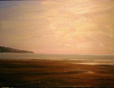 Painting titled "Dollymount Morning" by Bill O'Brien, Original Artwork, Oil