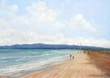 Painting titled "Dollymount Vista" by Bill O'Brien, Original Artwork, Oil