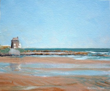 Malarstwo zatytułowany „Portmarnock  Beach…” autorstwa Bill O'Brien, Oryginalna praca, Olej
