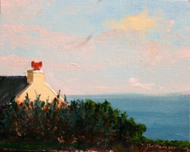 Painting titled "Howth Summit" by Bill O'Brien, Original Artwork, Oil