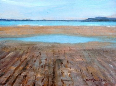 Painting titled "Dollymount X1" by Bill O'Brien, Original Artwork, Oil