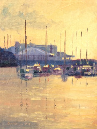 "Howth Yachts XI" başlıklı Tablo Bill O'Brien tarafından, Orijinal sanat, Petrol