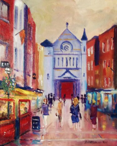 Painting titled "Anne St. Lunch" by Bill O'Brien, Original Artwork, Oil