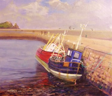 Painting titled "Howth, High and Dry" by Bill O'Brien, Original Artwork, Oil