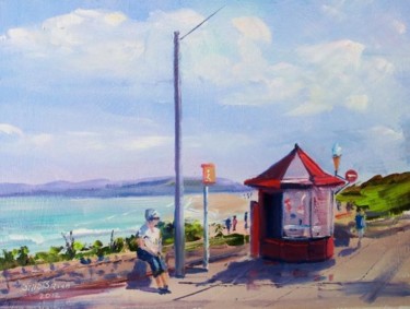 Painting titled "Portmarnock. Waitin…" by Bill O'Brien, Original Artwork