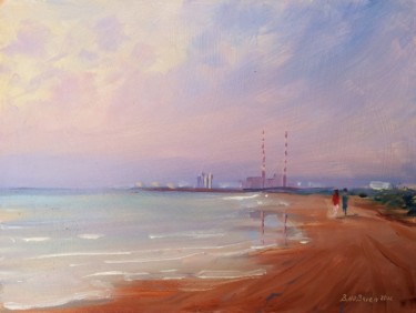 Painting titled "Dollymount Autumn M…" by Bill O'Brien, Original Artwork, Oil