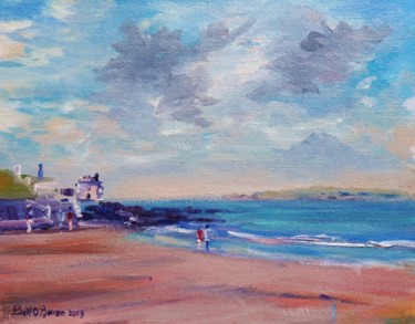 Malarstwo zatytułowany „Portmarnock Beach M…” autorstwa Bill O'Brien, Oryginalna praca, Olej