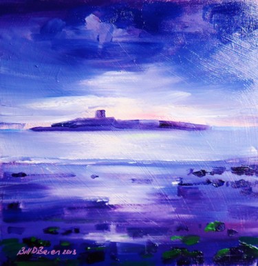 Painting titled "Shenic Island Skerr…" by Bill O'Brien, Original Artwork, Oil