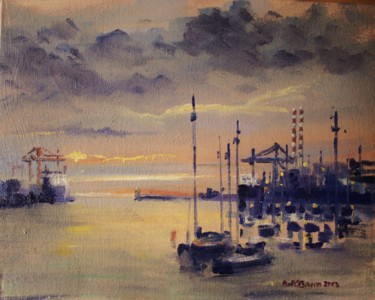 Painting titled "Morning at Dublin P…" by Bill O'Brien, Original Artwork
