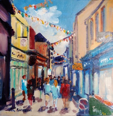 Painting titled "Love Falmouth Cornw…" by Bill O'Brien, Original Artwork, Oil