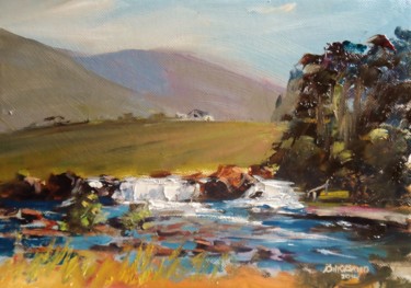 Painting titled "Connemara Aasleagh…" by Bill O'Brien, Original Artwork, Oil