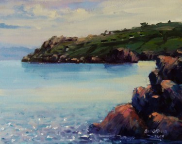 Painting titled "Cool and Calm Balsc…" by Bill O'Brien, Original Artwork, Oil