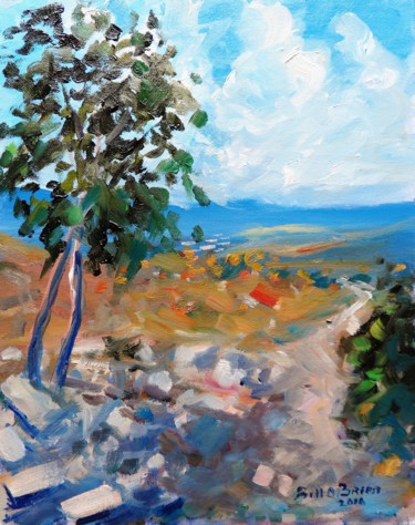 Painting titled "Apparition Road Med…" by Bill O'Brien, Original Artwork, Oil