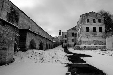 Photographie intitulée "Kyiv, Lavra, winter." par Andrii Bilonozhko, Œuvre d'art originale, Photographie numérique