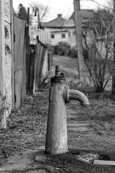 Fotografia zatytułowany „Water column.” autorstwa Andrii Bilonozhko, Oryginalna praca, Fotografia cyfrowa