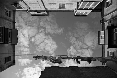 Photography titled "The courtyard on th…" by Andrii Bilonozhko, Original Artwork, Digital Photography