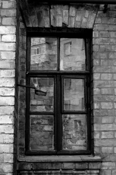 Photography titled "Old house. Window." by Andrii Bilonozhko, Original Artwork, Digital Photography