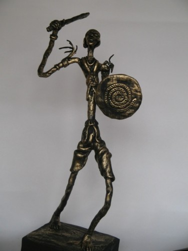 Sculpture titled "TRIBE10" by Binay Singh Shandilya, Original Artwork
