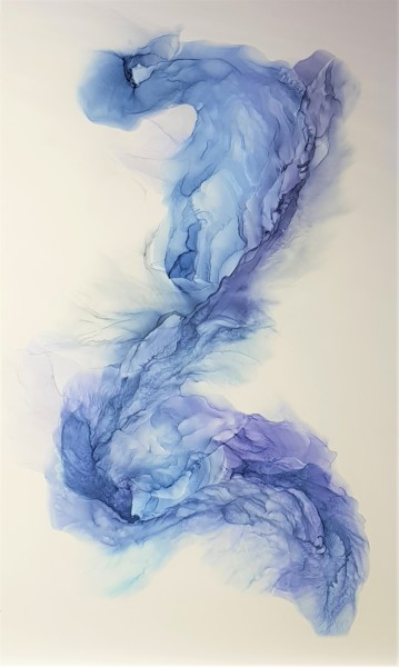 Картина под названием "Вьюга" - Наталья Бырдина, Подлинное произведение искусства, Чернила