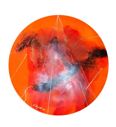 Картина под названием "Невесомость: Марсиа…" - Наталья Бырдина, Подлинное произведение искусства, Чернила