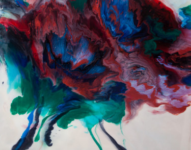 Картина под названием "Истоки цветов" - Наталья Бырдина, Подлинное произведение искусства, Смола