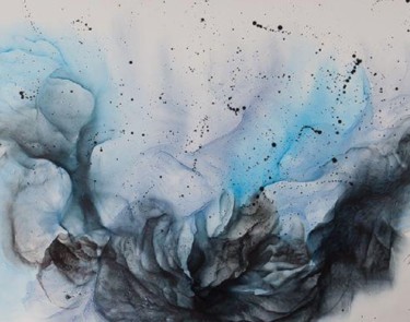 Peinture intitulée "Flight" par Natalia Byrdina, Œuvre d'art originale, Encre