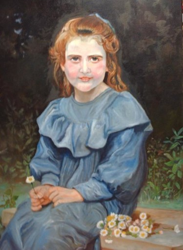 Malerei mit dem Titel "Gänseblümchen Kopie…" von Birger Dicke, Original-Kunstwerk