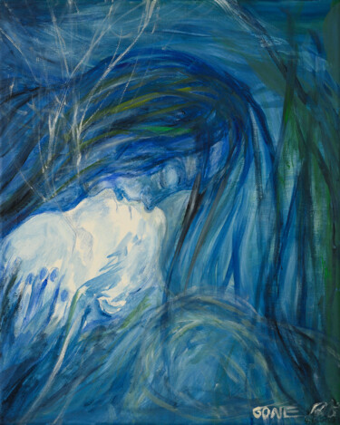 Картина под названием "Last Goodbye" - Birgit Weisenburger, Подлинное произведение искусства, Акрил