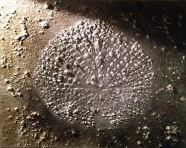 Peinture intitulée "fossile.jpg" par Christine Birobin, Œuvre d'art originale, Bombe aérosol