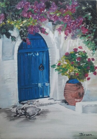 Pintura intitulada "Door" por Birsen Yıldırım, Obras de arte originais