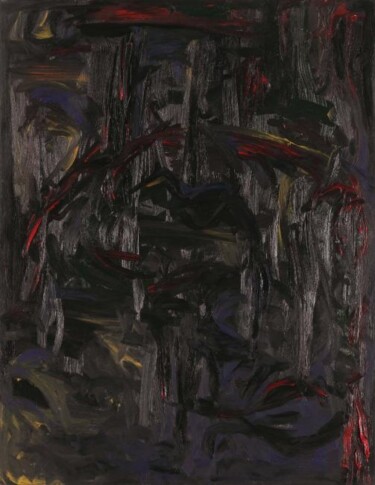 Painting titled "In the midnight" by Birute Nomeda Stankuniene, Original Artwork, Oil