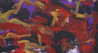 Pittura intitolato "Abstract" da Birute Nomeda Stankuniene, Opera d'arte originale, Olio