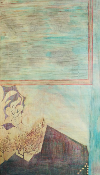 Картина под названием "windows" - Helmut Bischof, Подлинное произведение искусства, Воск