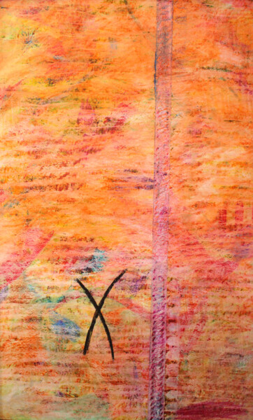 Картина под названием "standig at the dock…" - Helmut Bischof, Подлинное произведение искусства, Воск