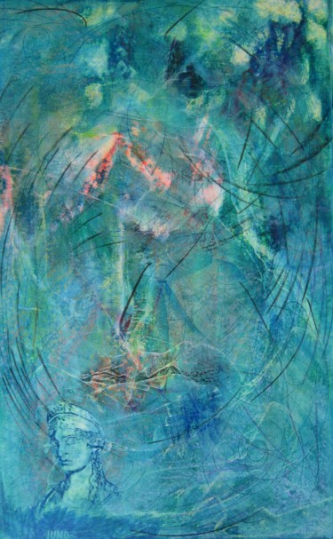 Peinture intitulée "IUNO" par Helmut Bischof, Œuvre d'art originale, Cire