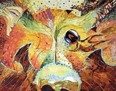 Pittura intitolato "Dream" da Biser Panayotov, Opera d'arte originale, Olio