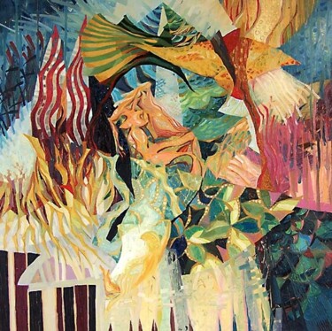 Pittura intitolato "Youth" da Biser Panayotov, Opera d'arte originale, Olio