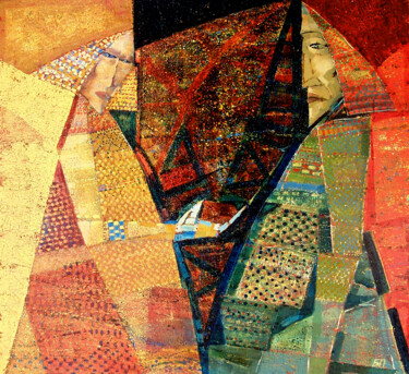 Malerei mit dem Titel "the beginning" von Biser Panayotov, Original-Kunstwerk, Öl