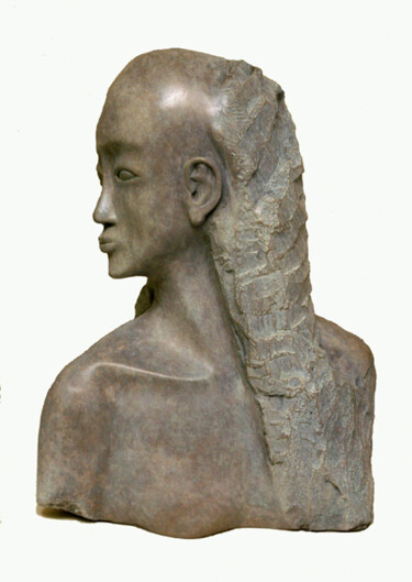 Sculptuur getiteld "Alinoé" door Bivan, Origineel Kunstwerk, Bronzen