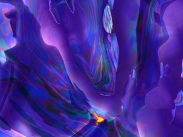 Digital Arts titled "Harmony in Purple" by Bruce Black, Original Artwork