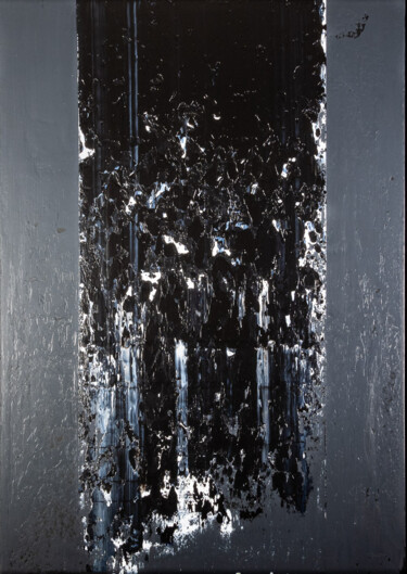 Schilderij getiteld "Dark Water" door Björn Wiedemann, Origineel Kunstwerk, Acryl