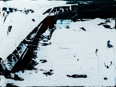 Malerei mit dem Titel "Ohne Farbe" von Björn Wiedemann, Original-Kunstwerk, Acryl