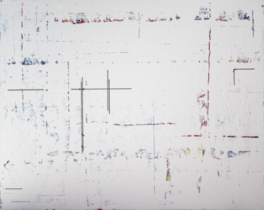 Malerei mit dem Titel "Liebreiz Weiß" von Björn Wiedemann, Original-Kunstwerk, Acryl