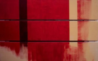 Malerei mit dem Titel "" Rote Serie (1) "" von Bk-Design-Acrylbilder, Original-Kunstwerk, Öl