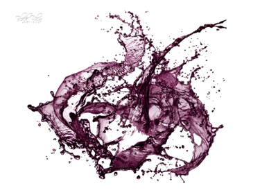 Incisioni, stampe intitolato "Beautiful Wine Spla…" da Lewis Freitag, Opera d'arte originale, Pittura digitale